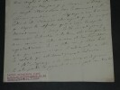 Comte Joseph Lagrange - Lettre autographe sign&eacute;e &agrave; Monsieur [Chevrier], Notaire. Joseph LAGRANGE