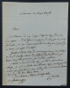 Barth&eacute;l&eacute;my-Andr&eacute; CAMERANI - LETTRE AUTOGRAPHE SIGN&Eacute;E AU CITOYEN ARVIGHI, 1803. Barth&eacute;l&eacute;my-Andr&eacute; CAMERANI
