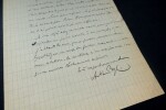BYL Arthur - LETTRE AUTOGRAPHE SIGN&Eacute;E &Agrave; Georges MONTORGUEIL, PARIS 1912. Arthur BYL