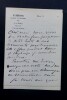 PFEIFFER Georges - LETTRE AUTOGRAPHE SIGN&Eacute;E, LE MENESTREL c.1880-1885. Georges PFEIFFER