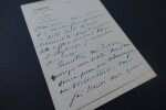 PFEIFFER Georges - LETTRE AUTOGRAPHE SIGN&Eacute;E, LE MENESTREL c.1880-1885. Georges PFEIFFER