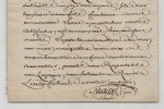 Nicolas Maure dit Maure A&icirc;n&eacute; - Lettre autographe sign&eacute;e - 1792. Nicolas Maure dit Maure A&icirc;n&eacute;