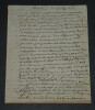 Claude Fran&ccedil;ois Beaulieu - Lettre autographe sign&eacute;e - Dette & pension USA - 1820. Claude Fran&ccedil;ois BEAULIEU