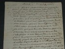 Claude Fran&ccedil;ois Beaulieu - Lettre autographe sign&eacute;e - Dette & pension USA - 1820. Claude Fran&ccedil;ois BEAULIEU