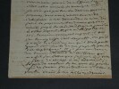 Claude Fran&ccedil;ois Beaulieu - Lettre autographe sign&eacute;e - Dette & pension USA - 1820. Claude Fran&ccedil;ois BEAULIEU