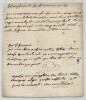 Paul Barras - Lettre autographe sign&eacute;e - 4/6 Frimaire An 13 - Finances - 1804. Paul BARRAS