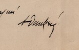 Gabriel Auguste Daubr&eacute;e - Lettre autographe sign&eacute;e &agrave; Monsieur Duclaux - 1883. Gabriel Auguste DAUBR&Eacute;E