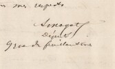 &Eacute;mile Hilaire Amagat Lettre autographe sign&eacute;e &agrave; Mr Duclaux Exp&eacute;riences chimiques. &Eacute;mile Hilaire AMAGAT