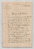 Achille Charles M&uuml;ntz Lettre autographe sign&eacute;e Laboratoire Chimie Institut 1883. Achille Charles M&Uuml;NTZ