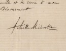 Achille Charles M&uuml;ntz Lettre autographe sign&eacute;e Laboratoire Chimie Institut 1883. Achille Charles M&Uuml;NTZ