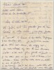 V&eacute;ronique Filozof - Lettre autographe sign&eacute;e &agrave; l'Abb&eacute; Morel "Noir P&eacute;rigord" 1954. V&eacute;ronique FILOZOF