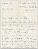 V&eacute;ronique Filozof Lettre autographe sign&eacute;e &agrave; Morel &Eacute;vocation intime Picasso 1955. V&eacute;ronique FILOZOF