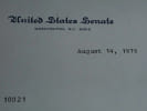 Ted (Edward Moore) Kennedy , John's younger brother - Typed letter signed - 1979. Ted Kennedy (Edward Moore Kennedy)