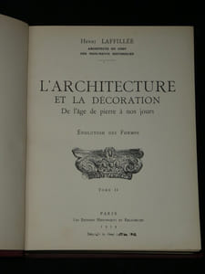 HENRI LAFFILLEE DESSIN ORIGINAL SIGNE Chapiteau du cloître de Moissac
