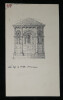Dessin original sign&eacute; - Abside de l'&eacute;glise de Melle (Deux-S&egrave;vres). Henri Laffill&eacute;e (Louis Henri Laffill&eacute;e)