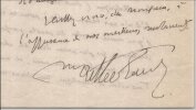 Henry de Montherlant Lettre autographe sign&eacute;e sur pi&egrave;ce de th&eacute;&acirc;tre "Port-Royal". Henry de MONTHERLANT