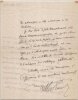 Henry de Montherlant Lettre autographe sign&eacute;e sur pi&egrave;ce de th&eacute;&acirc;tre "Port-Royal". Henry de MONTHERLANT