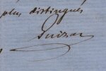 Fran&ccedil;ois Guizot - Lettre autographe sign&eacute;e - 1861. Fran&ccedil;ois GUIZOT