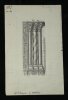 HENRI LAFFILLEE DESSIN ORIGINAL SIGNE Colonnette du portail &Eacute;glise d'Avallon. Henri LAFFILL&Eacute;E