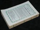 Saul BELLOW - Les Aventures d'Augie March - EO - Broch&eacute; - 1959. Saul BELLOW