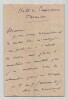 Reynaldo Hahn - Amant de Marcel Proust - Lettre autographe sign&eacute;e. Reynaldo Hahn
