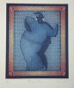 Tango Bleu - Gravure originale sign&eacute;e 6/55 - Estampe. Cyril DESMET