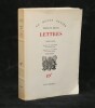 Lettres (1929-1951). &Eacute;dit&eacute;es et pr&eacute;sent&eacute;es par Robert Pick. Traduit de l'allemand par Albert Kohn.. Hermann Broch
