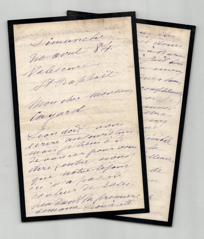 Caroline Miolan-Carvalho Lettre autographe sign&eacute;e Accident & Op&eacute;ra SECRET 1884. Caroline Miolan-Carvalho