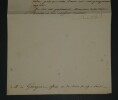 Duc de Feltre H.J.G CLARKE - Lettre sign&eacute;e - &Eacute;cho des Cent-Jours - 1816. Henri-Jacques-Guillaume Clarke