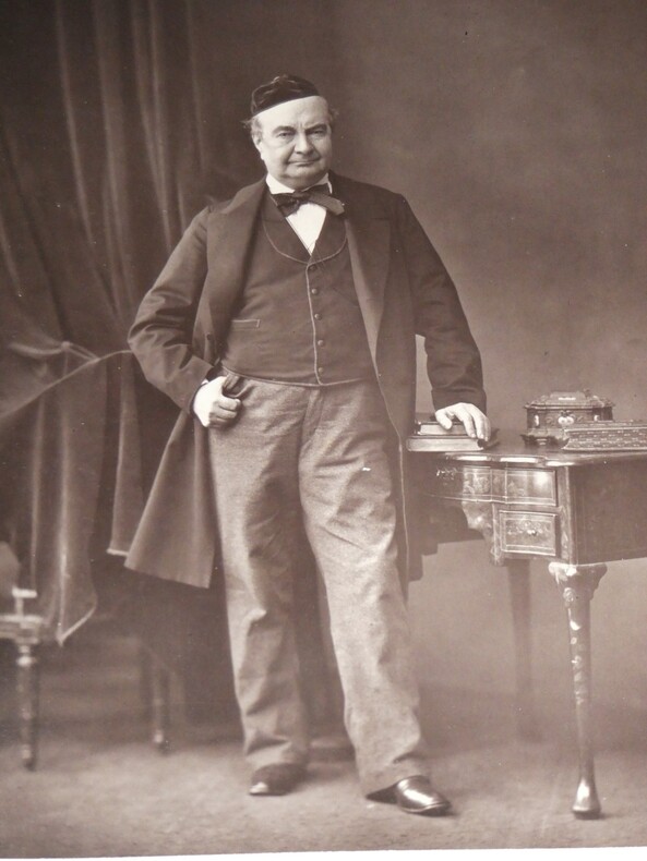 Portrait de Sainte-Beuve par Bertall - Photoglyptie + Texte Galerie contemporaine. Bertall ; CH Vendryes