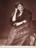 Portrait Juliette Lamber Adam par Mulnier - Photoglyptie + Texte. Mulnier (photographe) ; Adolphe Badin (notice biographique)