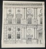 Dessin original sign&eacute; - Partie du palais de Charles-Quint &agrave; l'Alhambra. Louis Henri Laffill&eacute;e