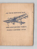 Carte de vœux pour 1910 - L'Antoinette , avion d'Hubert Latham. 