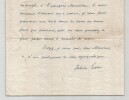 Julien Green - Lettre autographe sign&eacute;e - La Table Ronde Fran&ccedil;ois Mauriac - 1946. Julien Green