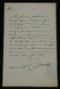 Andr&eacute; Marie Constant Dum&eacute;ril - Lettre autographe sign&eacute;e au Baron Dupuytren 1825. Andr&eacute; Marie Constant DUM&Eacute;RIL