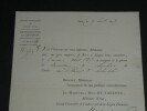 &Eacute;tienne Macdonald - 1er Duc de Tarente - LETTRE SIGN&Eacute;E L&eacute;gion d'honneur - 1817. &Eacute;tienne MACDONALD