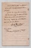 Charles Humbert. Lettre autographe sign&eacute;e de 4 pages, Recommandation pour son fils, 1878. Jean-Charles-Ferdinand Humbert