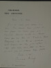 Emmanuel ARENE, homme politique et &eacute;crivain - LETTRE AUTOGRAPHE SIGN&Eacute;E - 1 page. Emmanuel ARENE