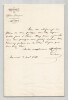 Fran&ccedil;ois Guizot - Lettre autographe sign&eacute;e - Invitation &agrave; diner - 1841. Fran&ccedil;ois Guizot