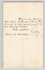 Fran&ccedil;ois Guizot - Lettre autographe sign&eacute;e d'invitation - 1842. Fran&ccedil;ois Guizot