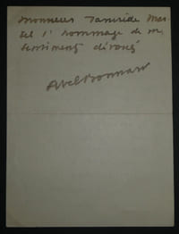 Abel BONNARD, Ancien ministre de l'éducation - LETTRE AUTOGRAPHE SIGNÉE, 1909