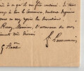 F&eacute;licit&eacute; Robert de Lamennais - LETTRE AUTOGRAPHE SIGN&Eacute;E. F&eacute;licit&eacute; Robert de Lamennais