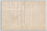 Paul Chenavard - Lettre autographe sign&eacute;e &agrave; Monsieur Vidal - 1880. Paul Chenavard