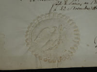 Abbé de Saint Geyrat - Document officiel, Guillaume Dupuytren nommé président du Concours, Montpellier, 1813