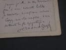 Fernand GREGH, Po&egrave;te - LETTRE AUTOGRAPHE SIGN&Eacute;E. Fernand GREGH