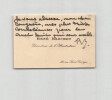 Ren&eacute; Baschet - Journaliste Fran&ccedil;ais - Carte de visite autographe sign&eacute;e. Ren&eacute; Baschet