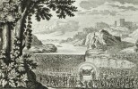 Historischer Bilder-Bibel : Anderer Theil, in sich haltend die Abbildungen der Historien des 2., 3., 4. Buchs Mose, des Buchs Josua, des Buchs der ...