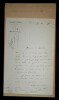 L&eacute;on PL&Eacute;E - LETTRE AUTOGRAPHE SIGN&Eacute;E &Agrave; Pierre-Fr&eacute;d&eacute;ric DORIAN, Paris, 1870. L&eacute;on Pl&eacute;e