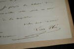 L&eacute;on PL&Eacute;E - LETTRE AUTOGRAPHE SIGN&Eacute;E &Agrave; Pierre-Fr&eacute;d&eacute;ric DORIAN, Paris, 1870. L&eacute;on Pl&eacute;e