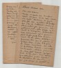 Henry Chapront - Lettre autographe sign&eacute;e &agrave; Marius &laquo; mon Moise &raquo; - 1920. Henry Chapront